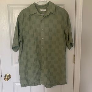 Mens Button Down Short Sleeve Shirt